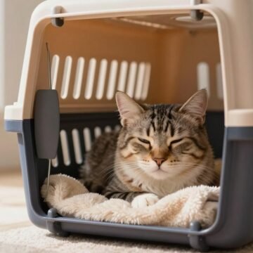 Cat Comfortable With the Carrier