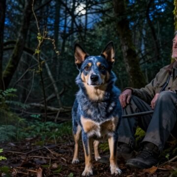 How Cami the Blue Heeler Helped Save Her Elderly Owner Overnight in the Woods dog saves elderly owner, dog saves elderly owner, loyal dog survival story